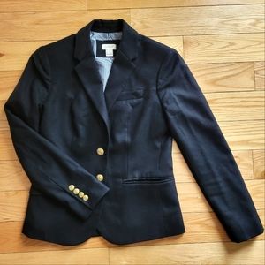 EUC J. CREW Schoolboy Blazer - Black